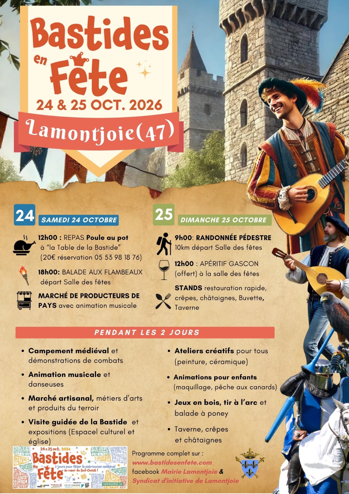 Bastides en fête - Bastide de Lamontjoie