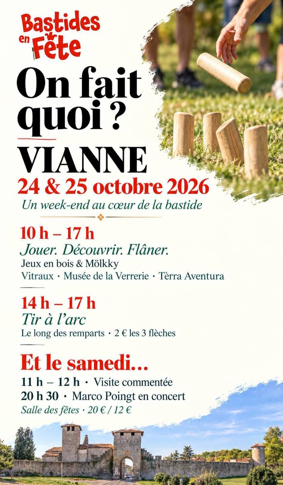 Bastides en fête - Bastide de Vianne
