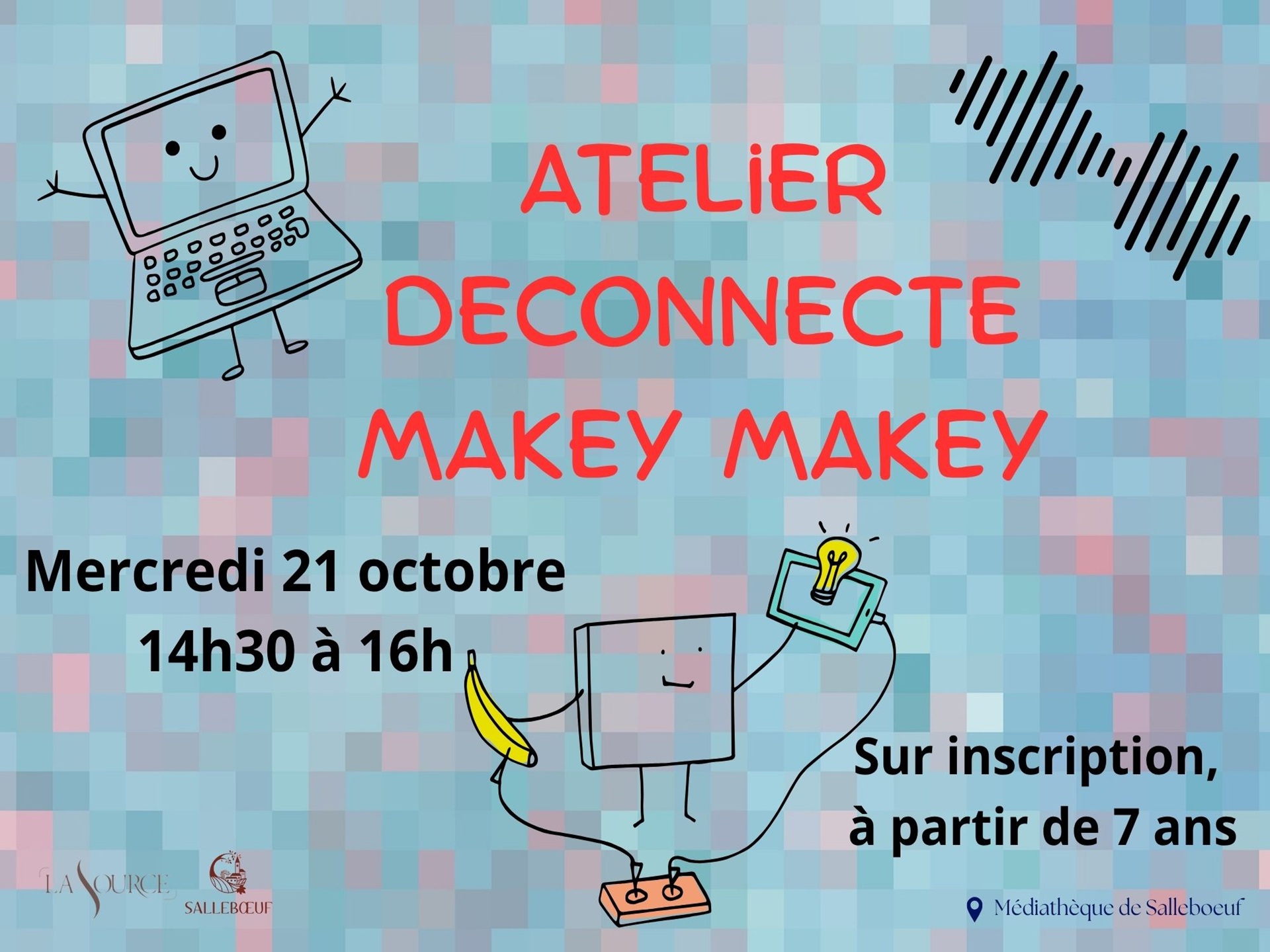 Atelier déconnecté : création d'affiche avec Makey Makey
