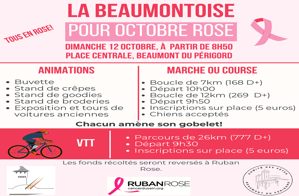 Octobre rose | La Beaumontoise
