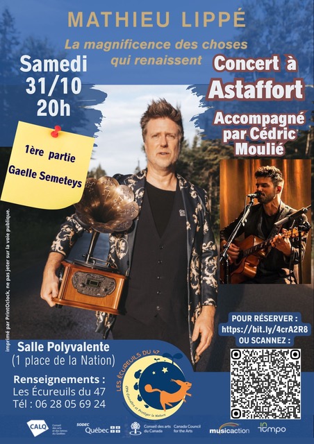 Concert Mathieu Lippé