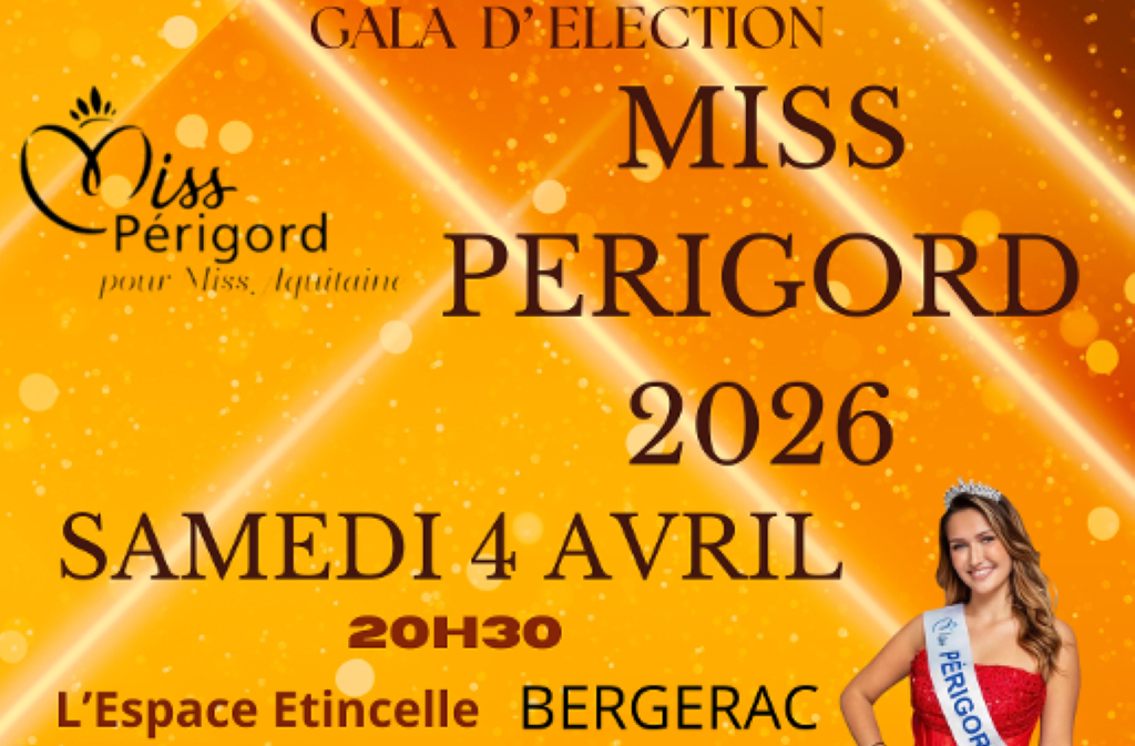 Gala d'élection Miss Périgord 2026