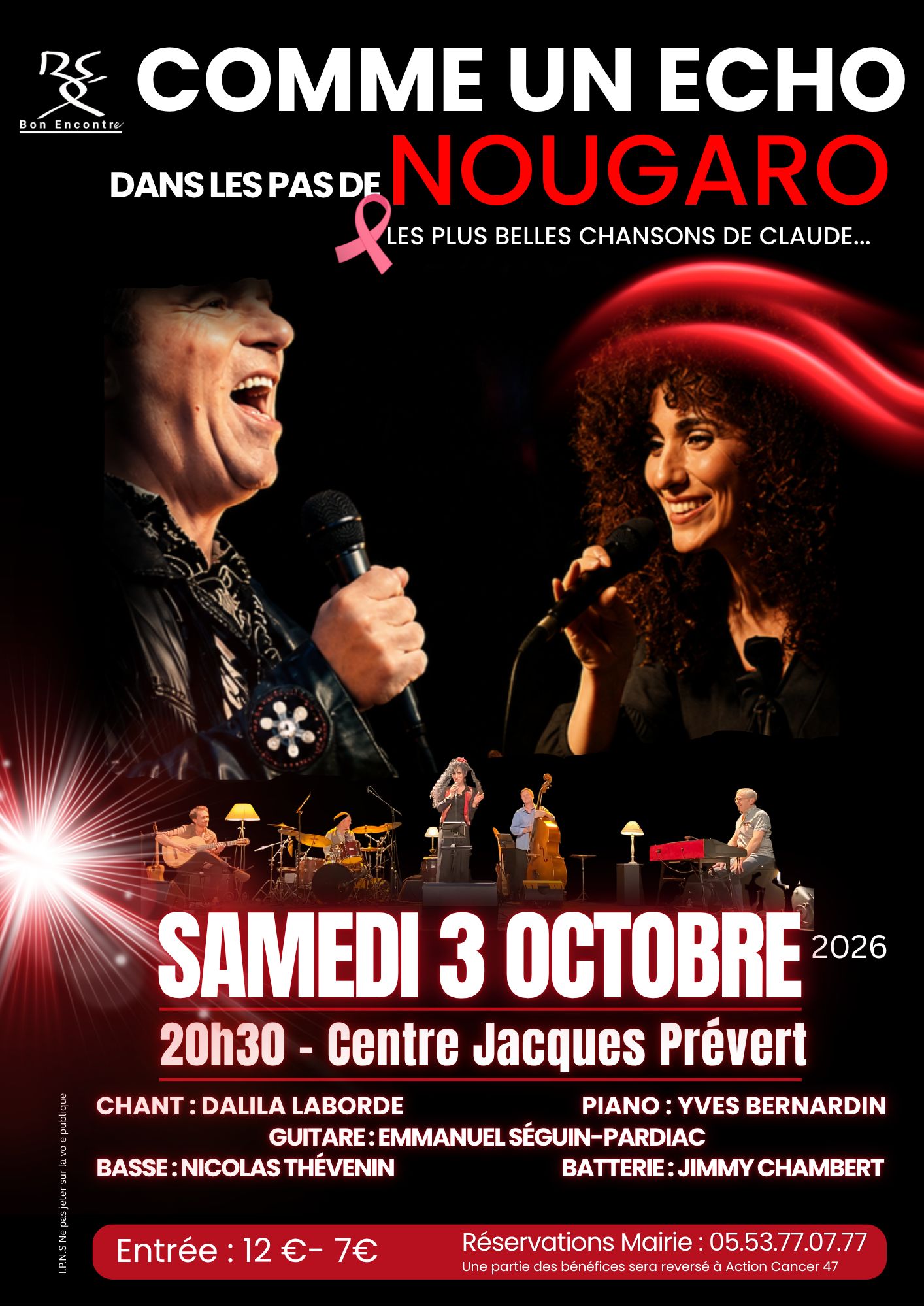 Concert hommage à Claude NOUGARO