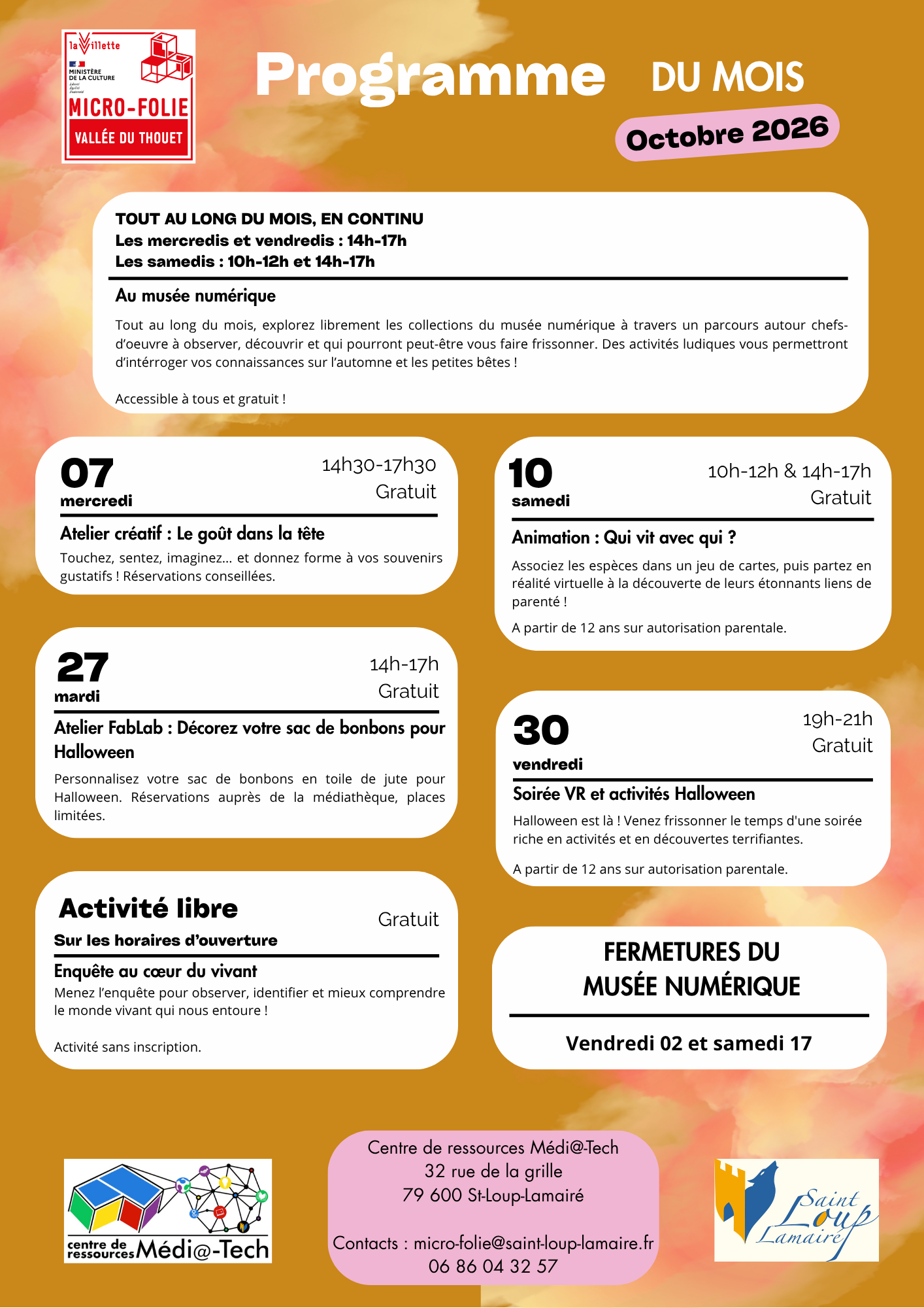 Atelier créatif : le goût dans la tête
