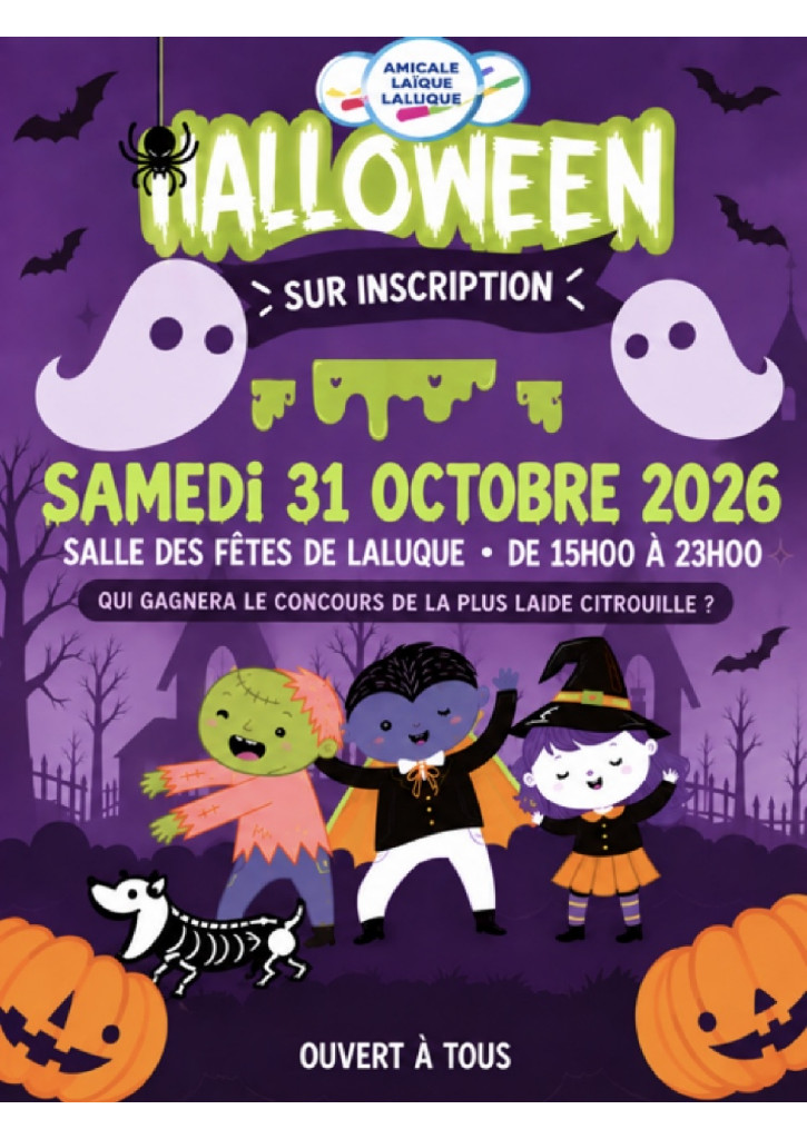 Laluque fête Halloween