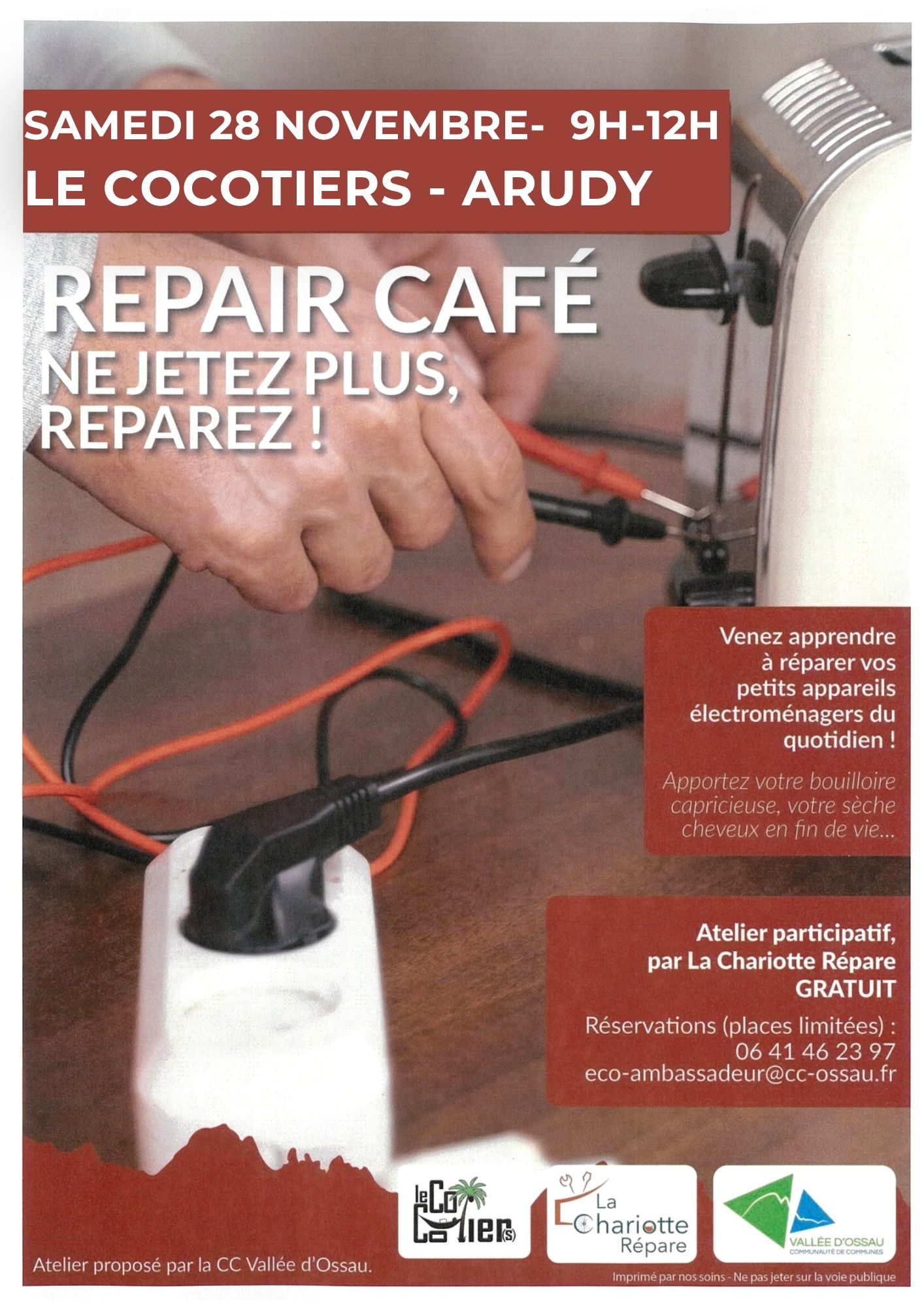 Repair Café - Ossau durable