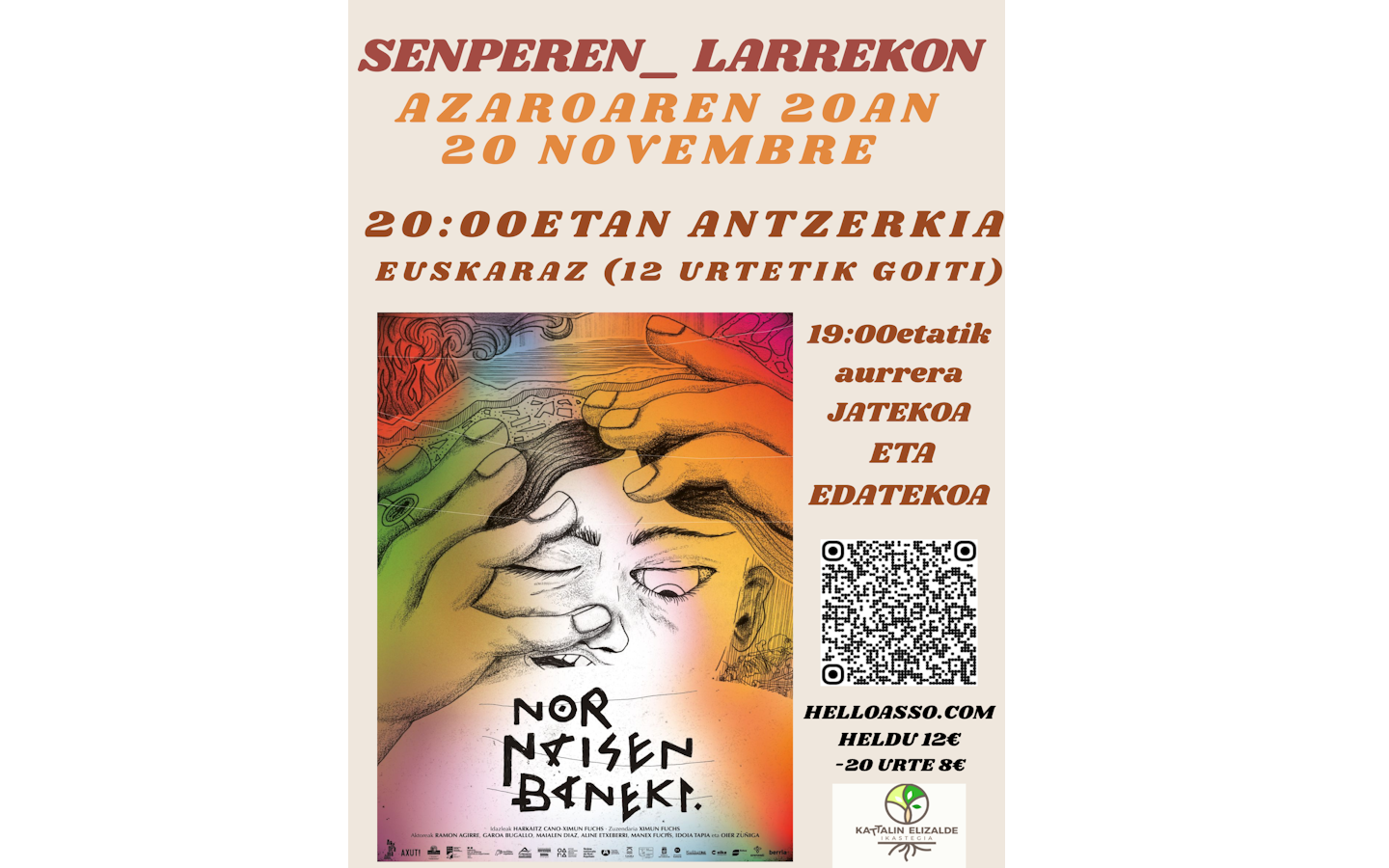 Théâtre en basque : Nor naizen baneki