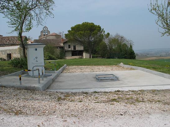 Aire de camping-cars de Monteton