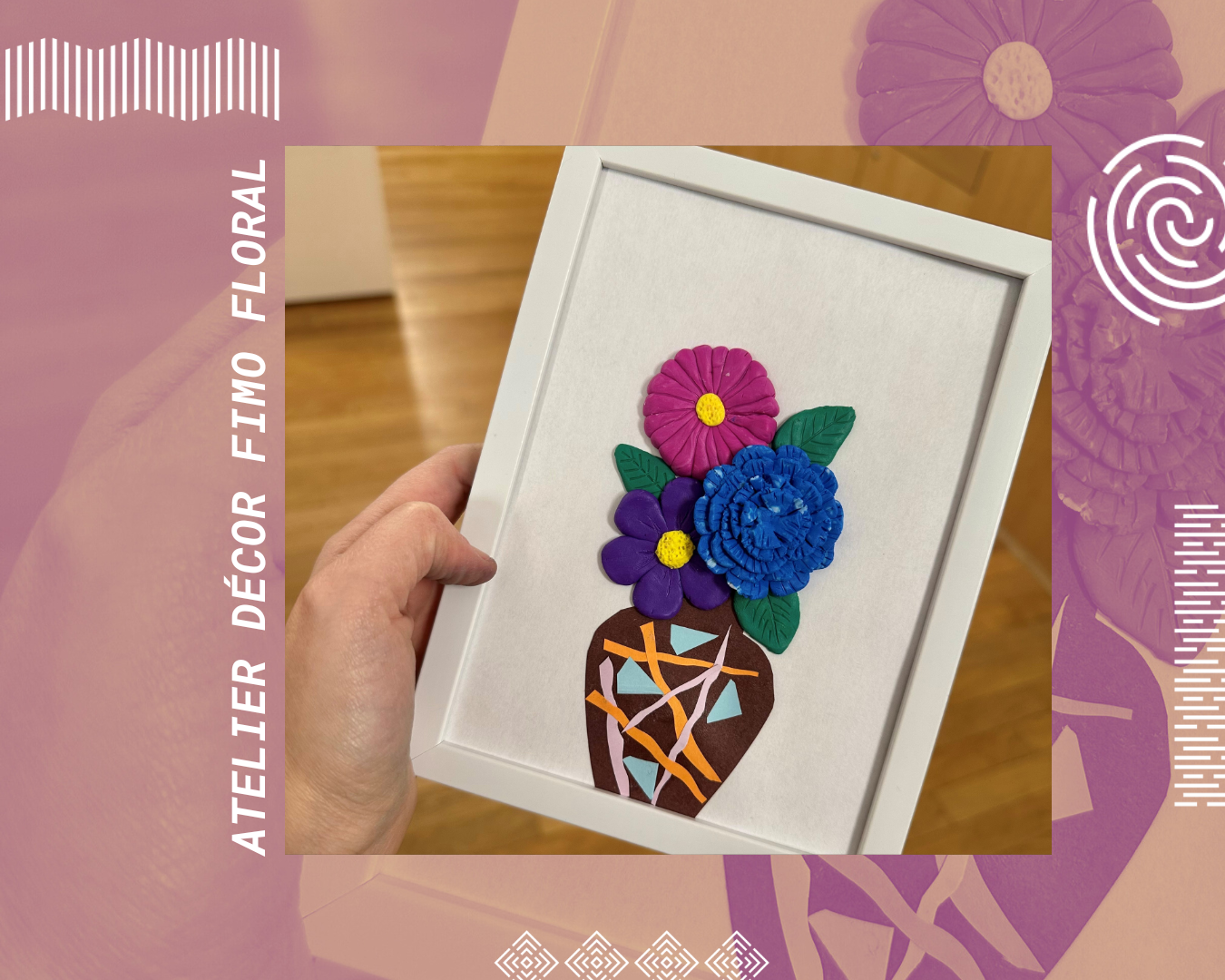 Cité de l'accordéon et des patrimoines : Atelier : Bouquets à modelés