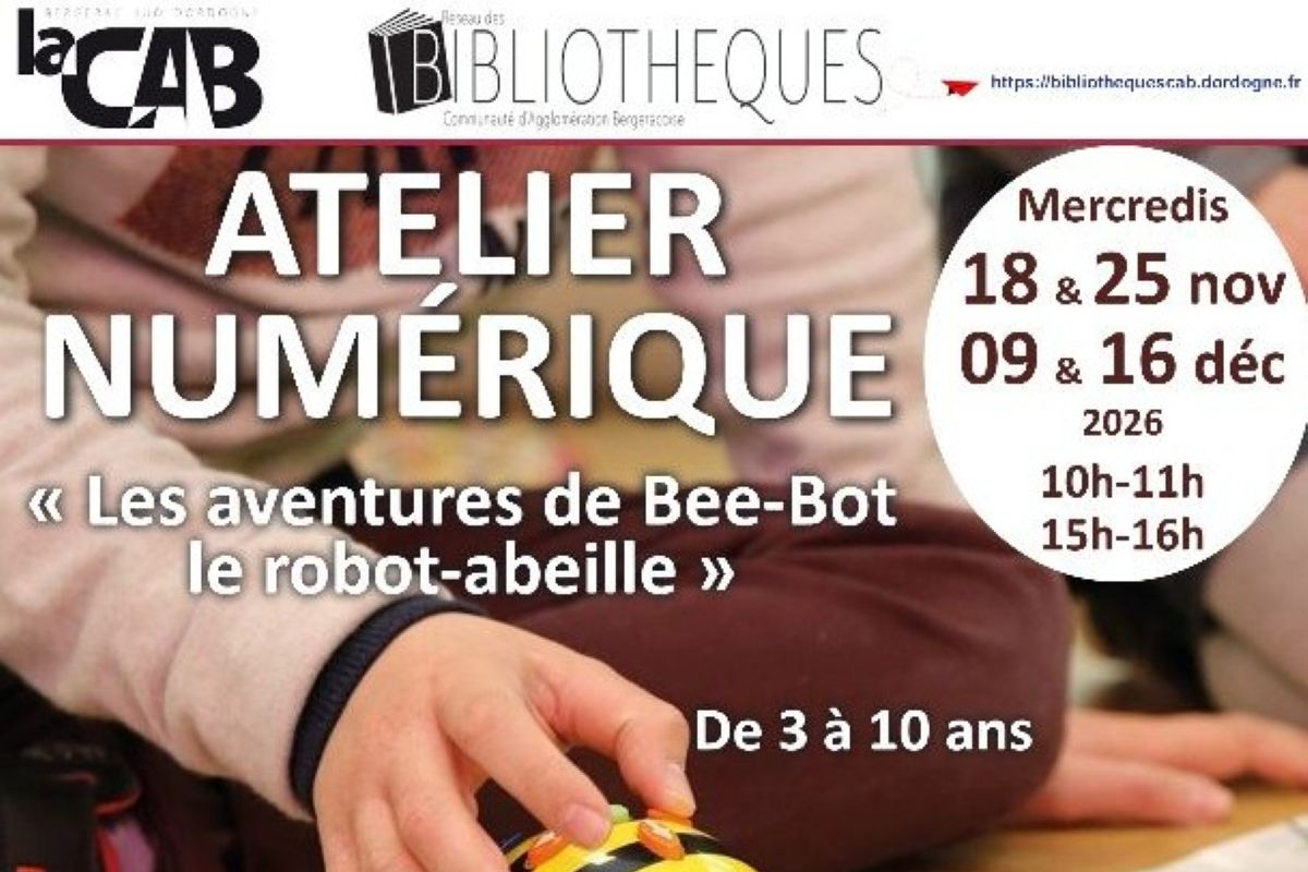 Atelier numérique | « Les aventures de Bee-Bot le robot-abeille ».