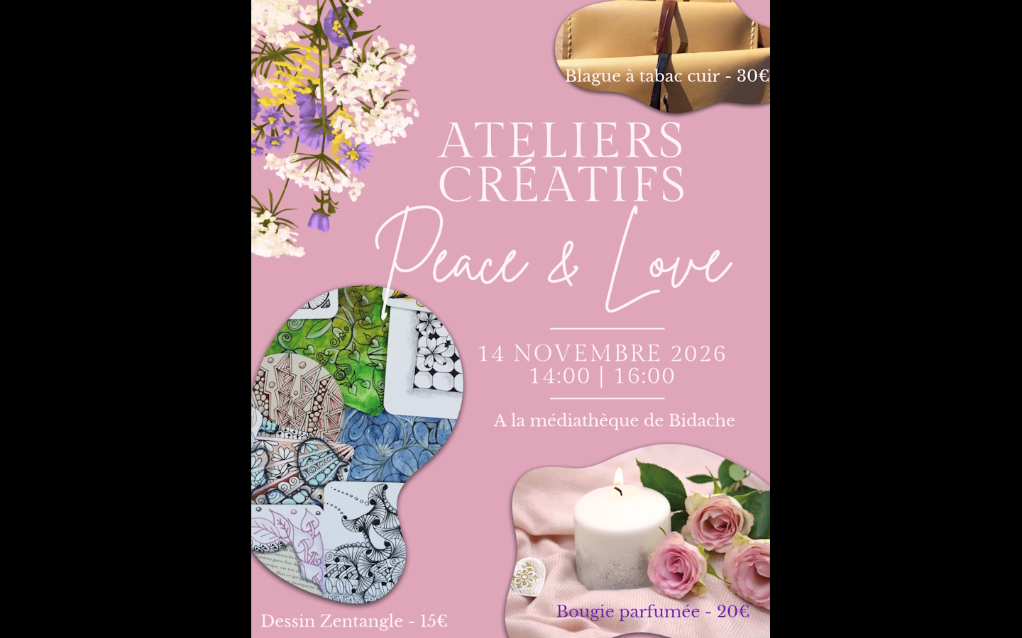 Atelier thème Peace and love