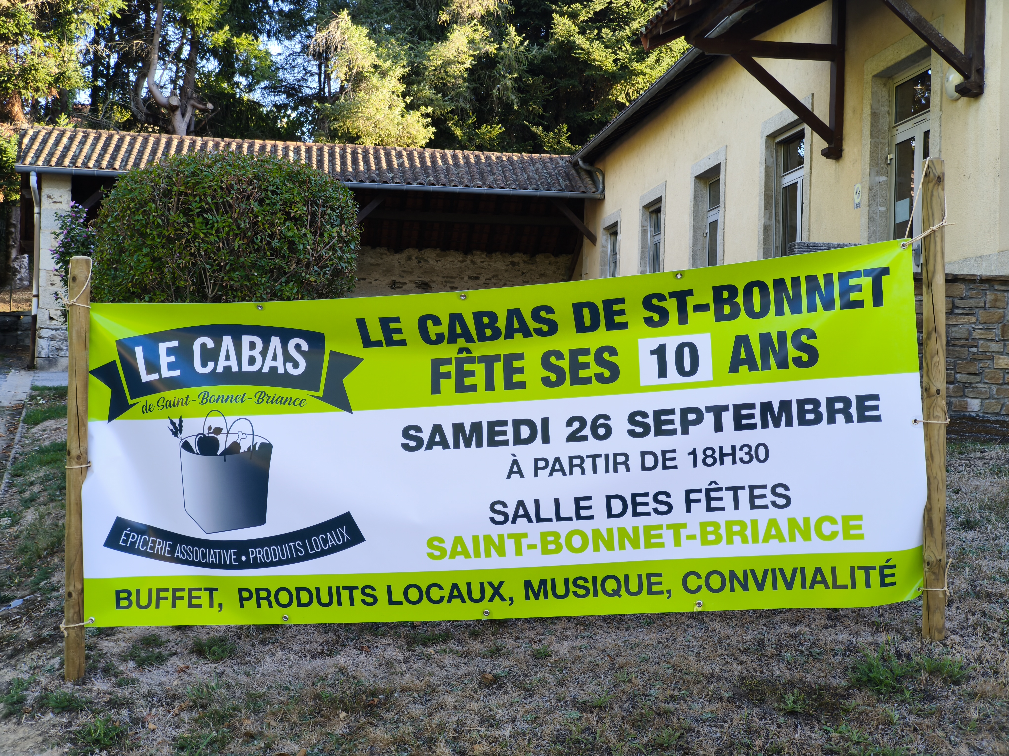Anniversaire du Cabas de St Bonnet Briance
