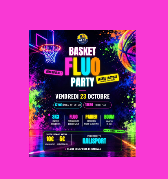 Basket Fluo Party