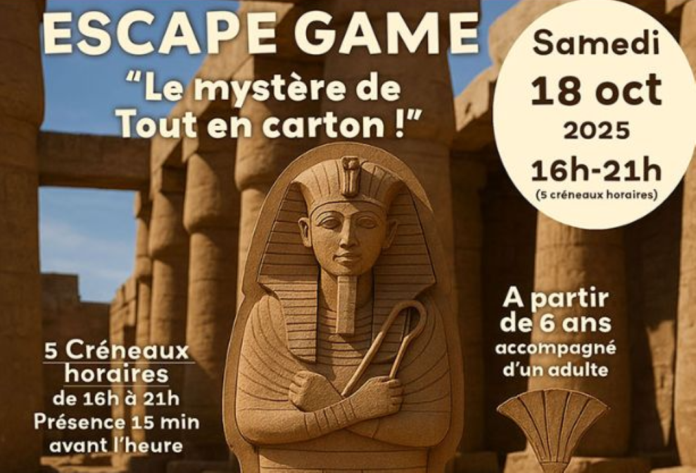 ESCAPE GAME | Le mystère de Tout en carton !