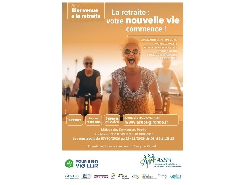 Atelier bienvenue à la retraite