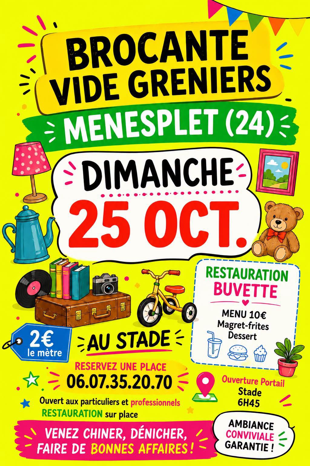 Brocante-vide-grenier du foot