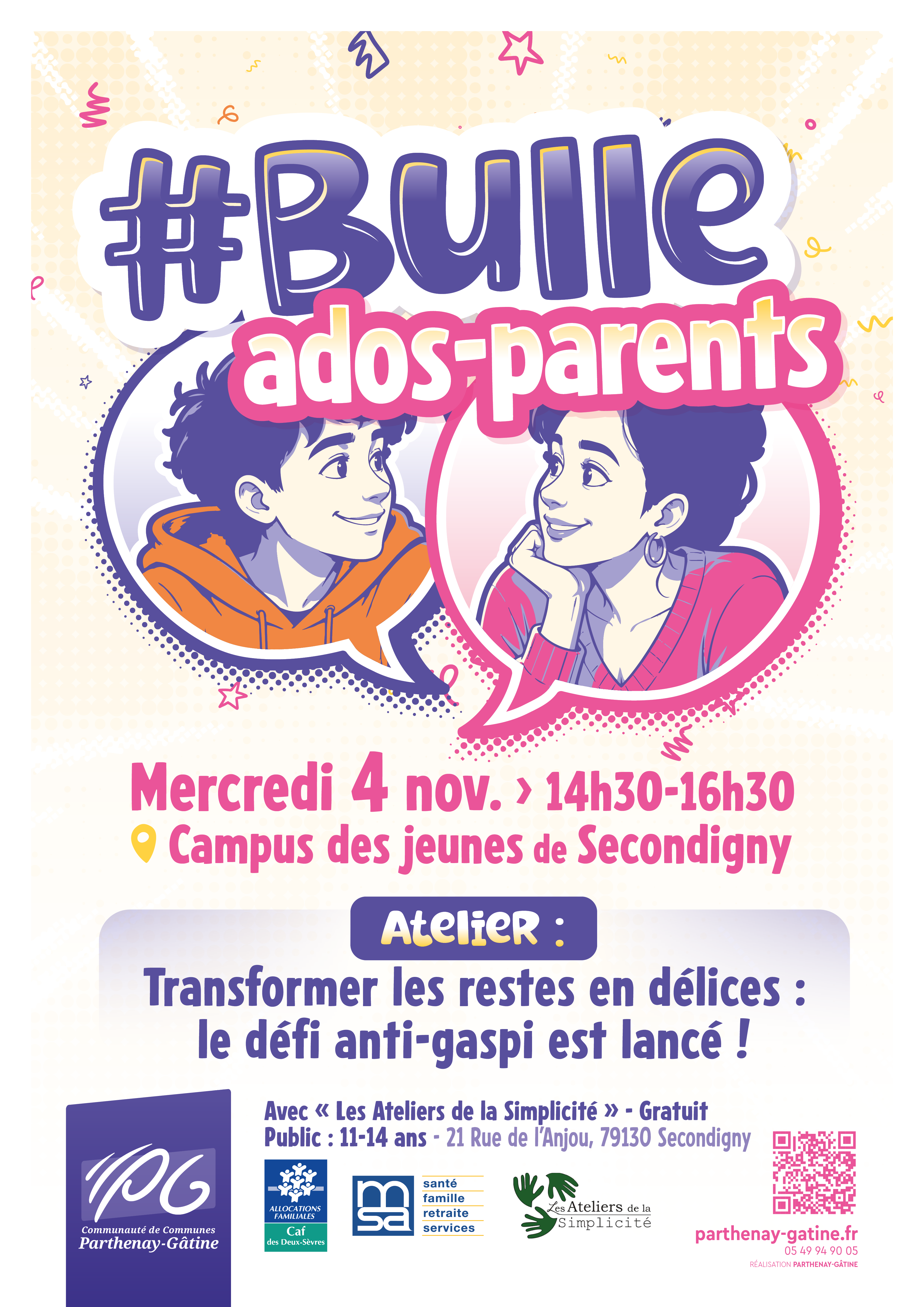 Bulles ados - parents : défi anti-gaspi !