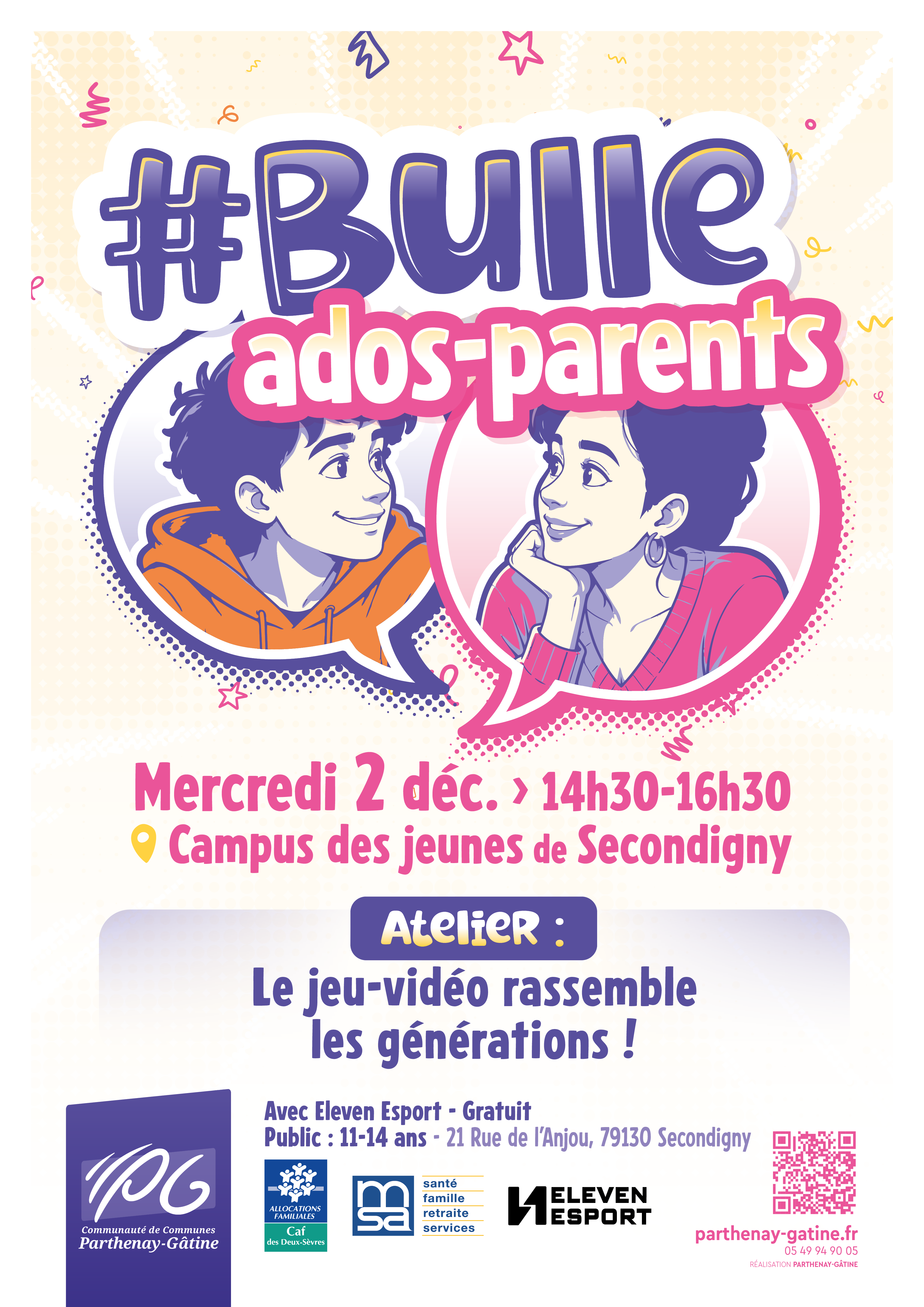 Bulles ados - parents : jeu vidéo !