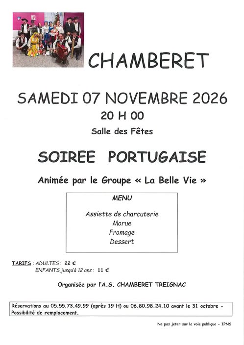 Soirée Portugaise