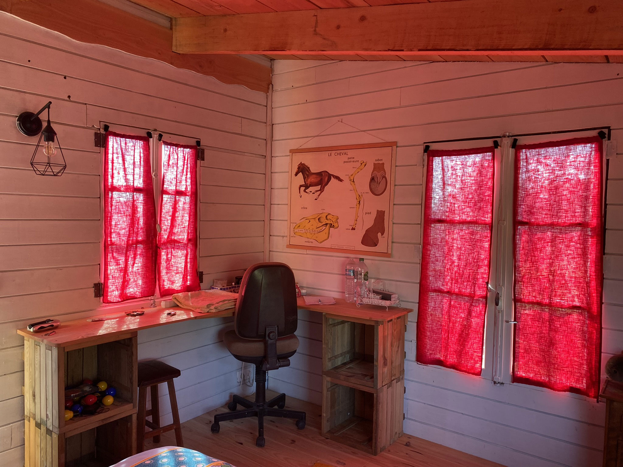 Cabane sous le chêne tricentenaire