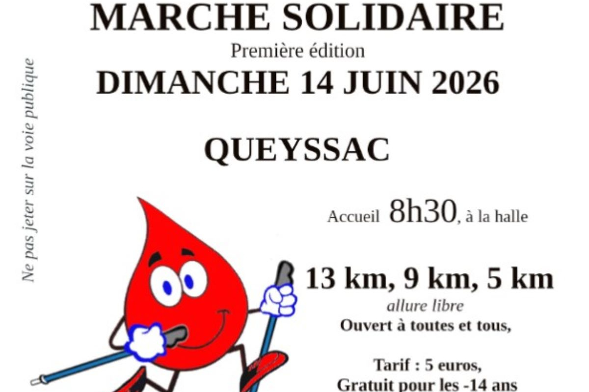 Marche solidaire | Journée mondiale des donneurs de sang