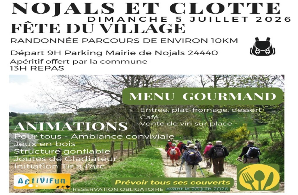 Fête du village : randonnée et repas