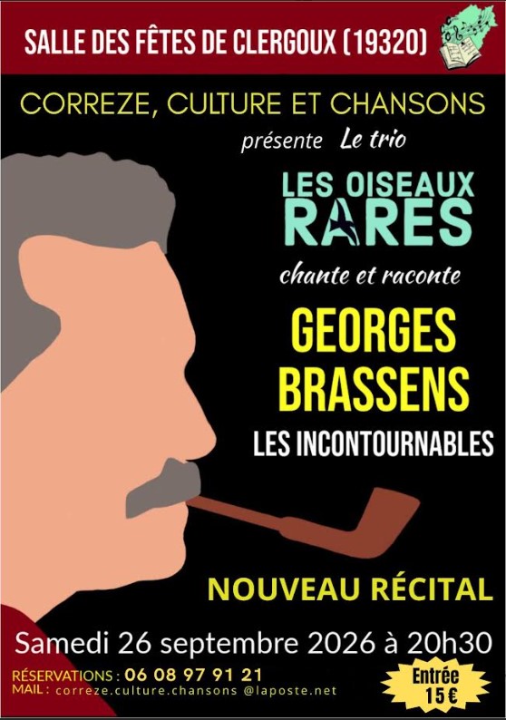 Les oiseaux rares chantent Georges Brassens