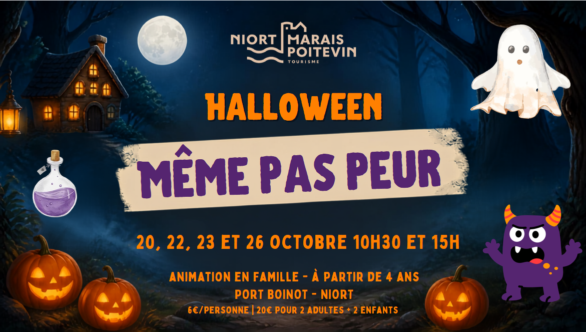 Animation " Halloween même pas peur " à Niort