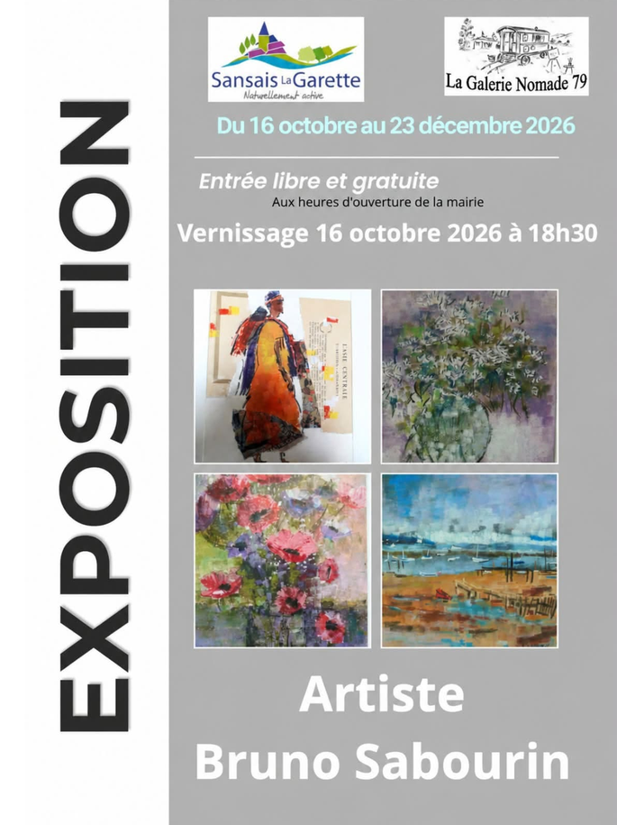 Exposition de Bruno Sabourin à Sansais
