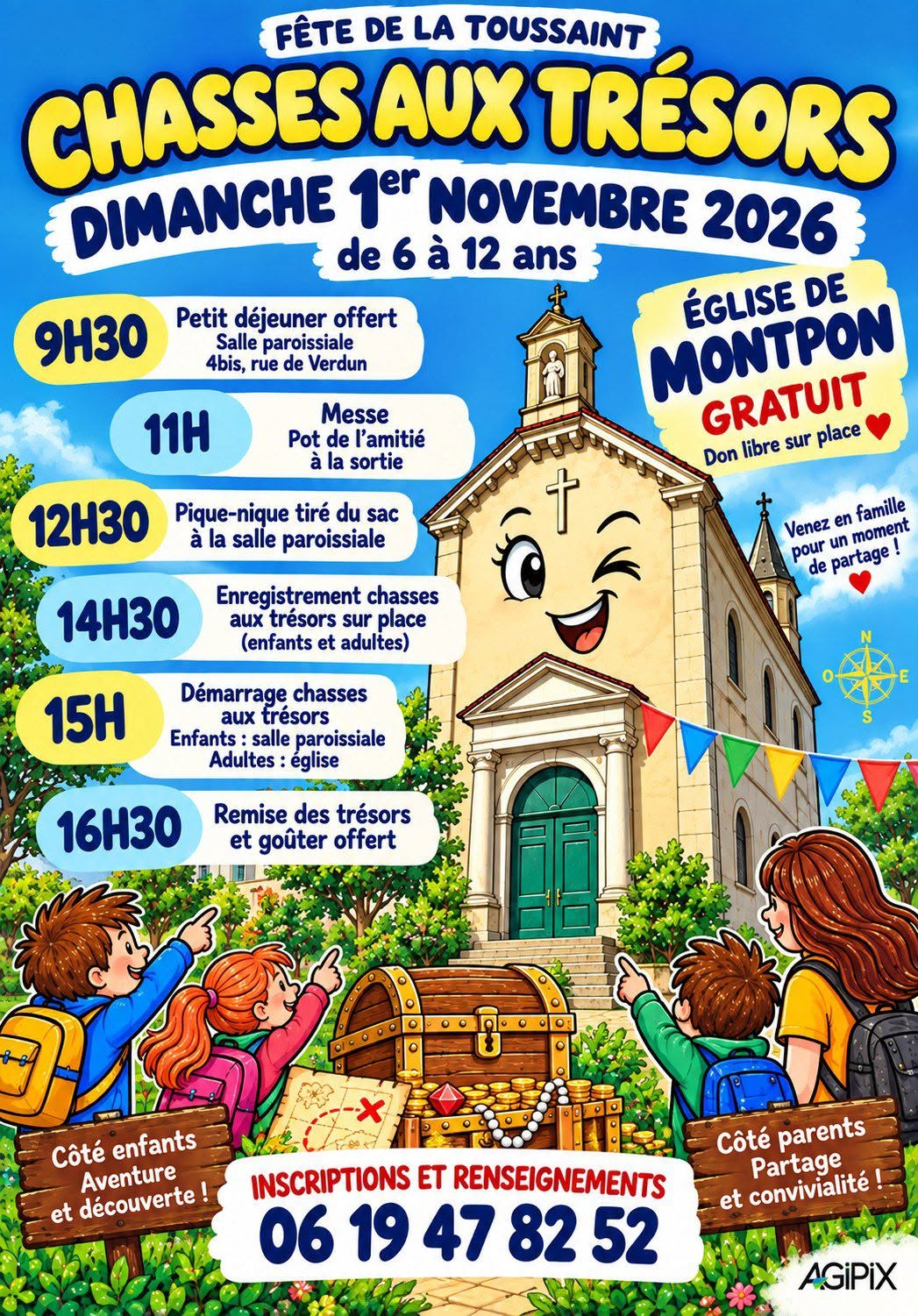 Fête de la Toussaint : chasses aux trésors en famille