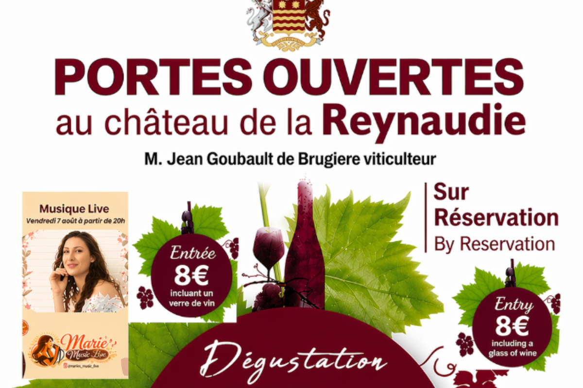Portes ouvertes au Château la Reynaudie