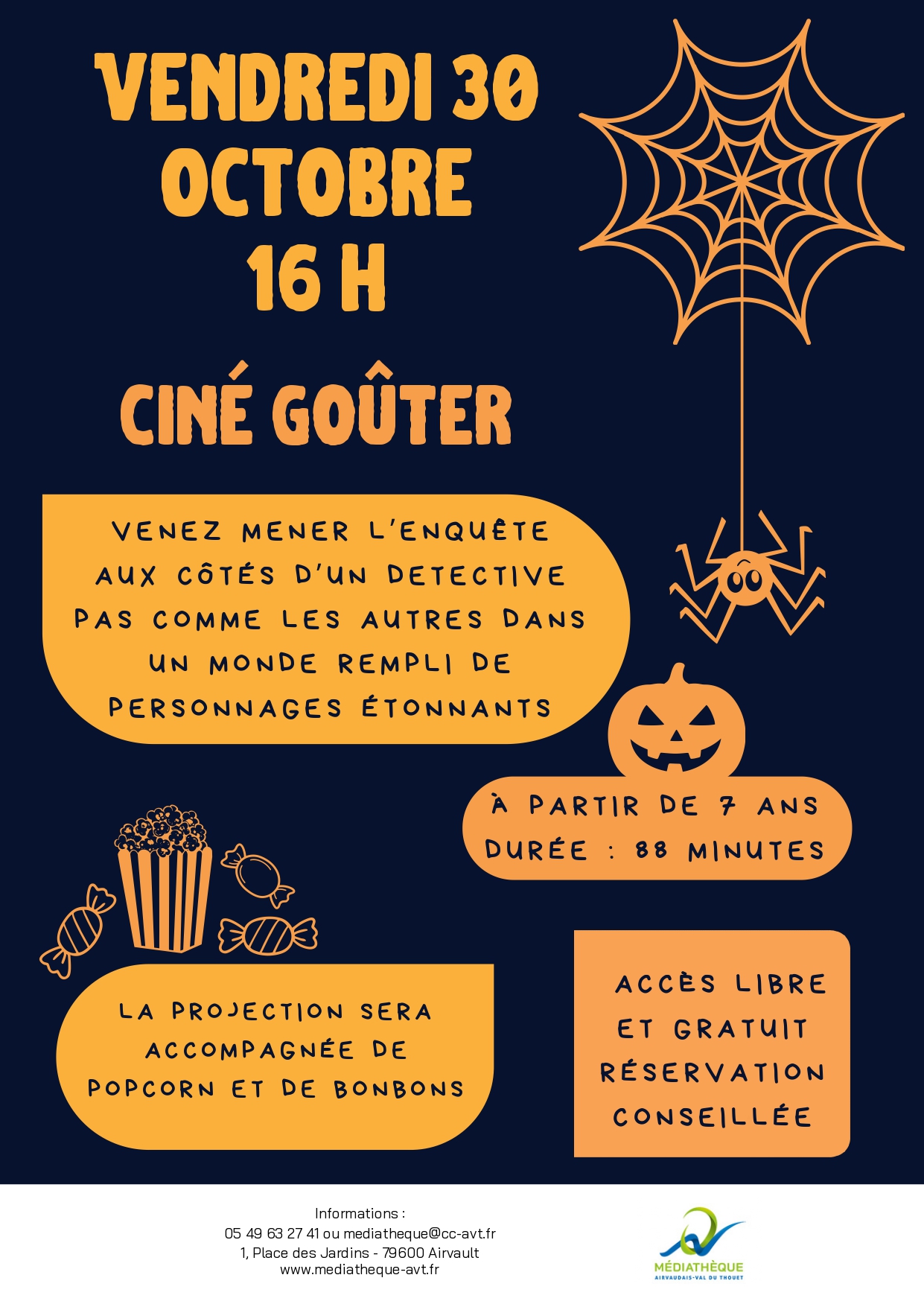 Ciné goûter Halloween