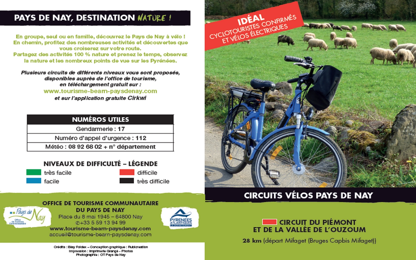 Circuit vélo 8 : circuit du Piémont et de la Vallée de l'Ouzoum