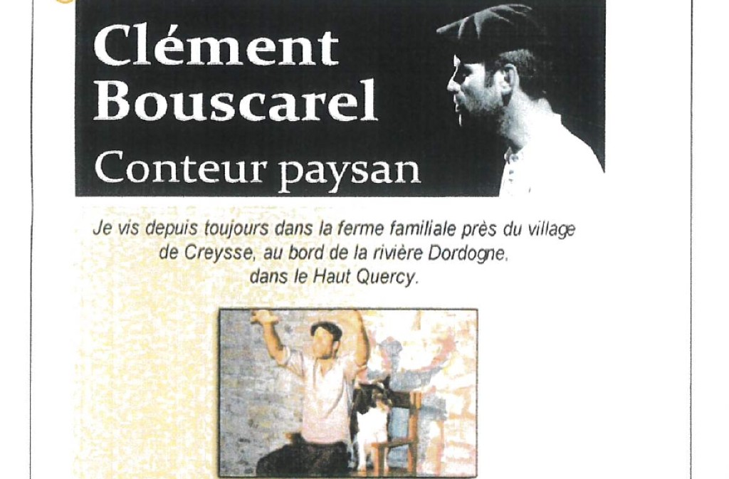 Clément Bouscarel, conteur paysan