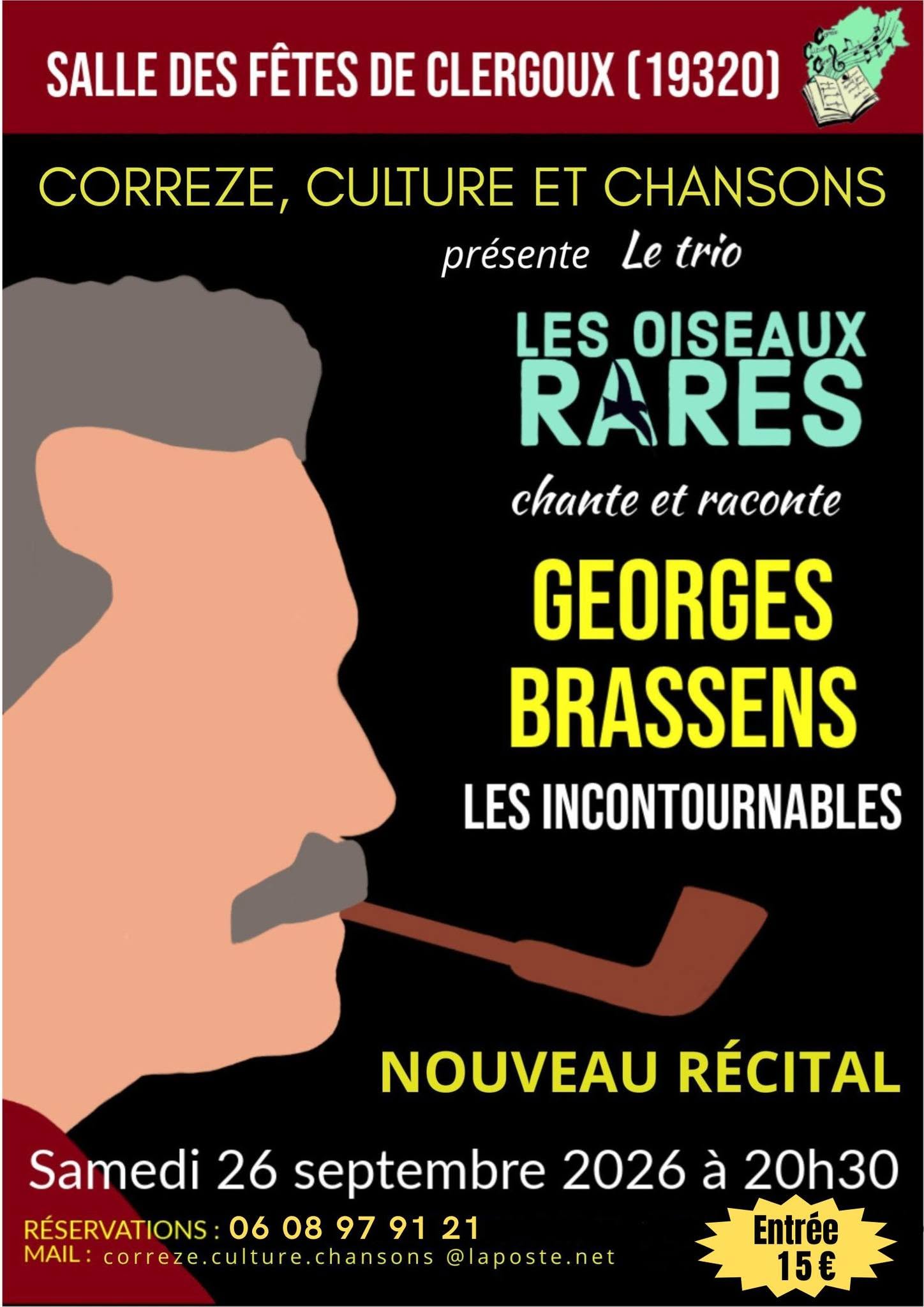 Les oiseaux rares chantent Georges Brassens