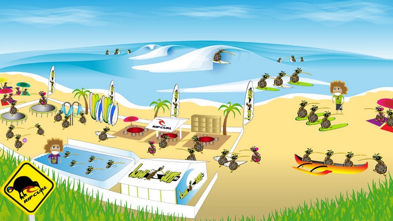 Club de plage Kiwi surf