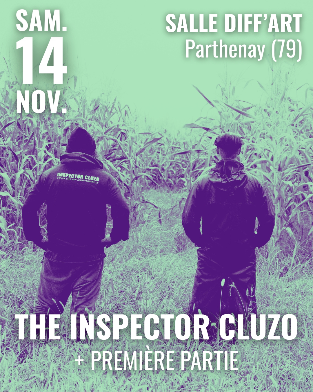 Concert The Inspector Cluzo et Grant Haua
