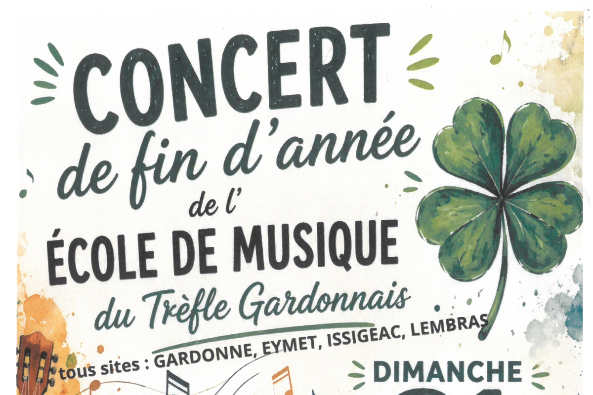 Concert de l'école du Trèfle Gardonnais