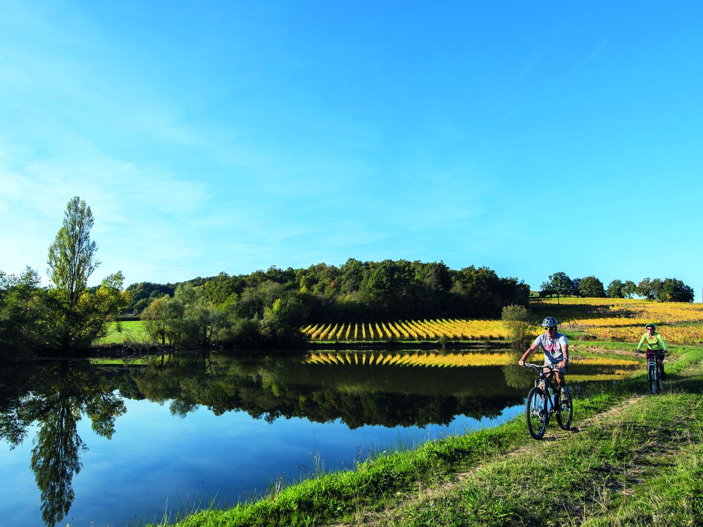 Cadillon : entre crêtes et vignoble à VTT