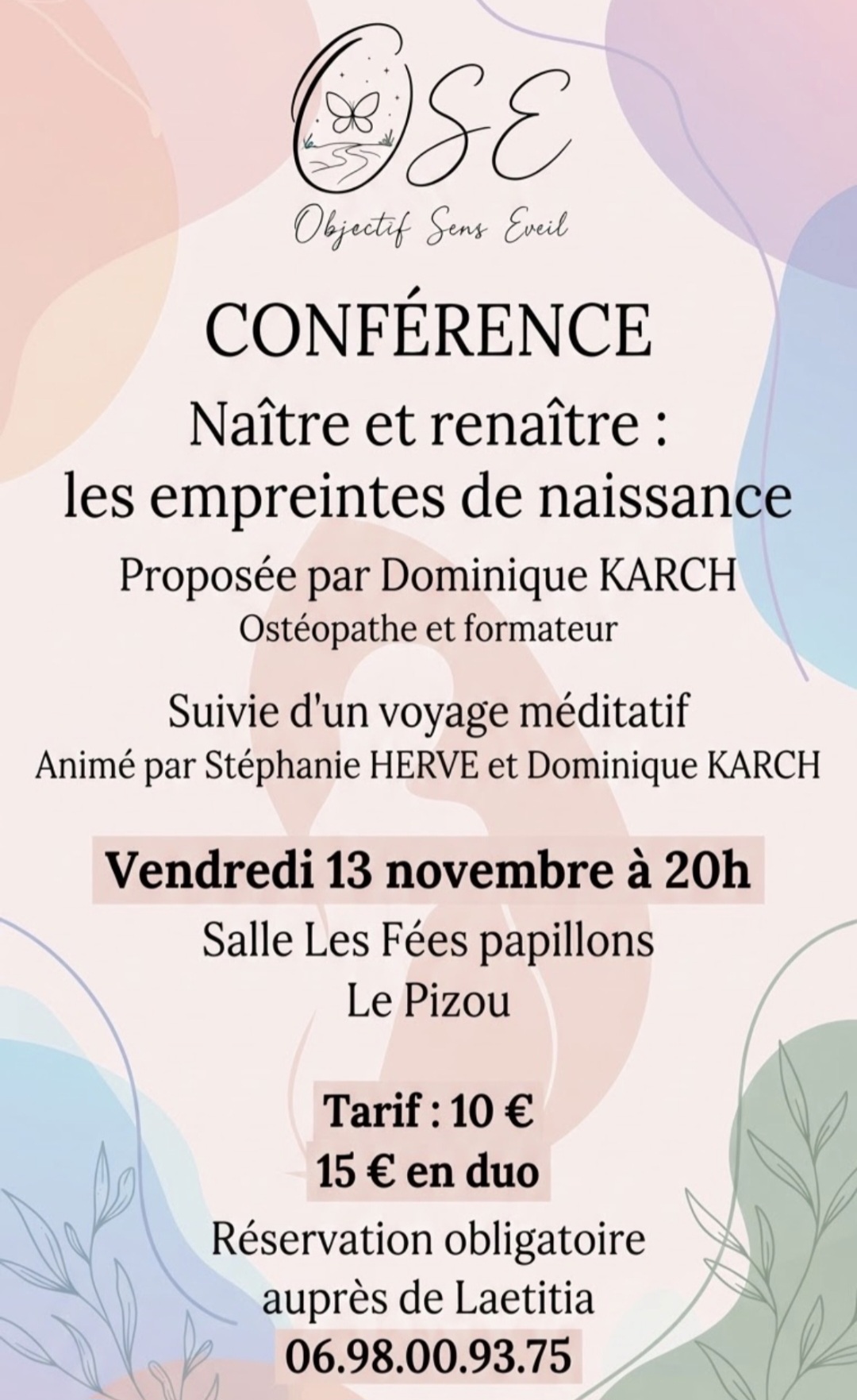 Conférence Naître et Renaître