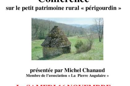 Conférence sur le petit patrimoine rural périgourdin