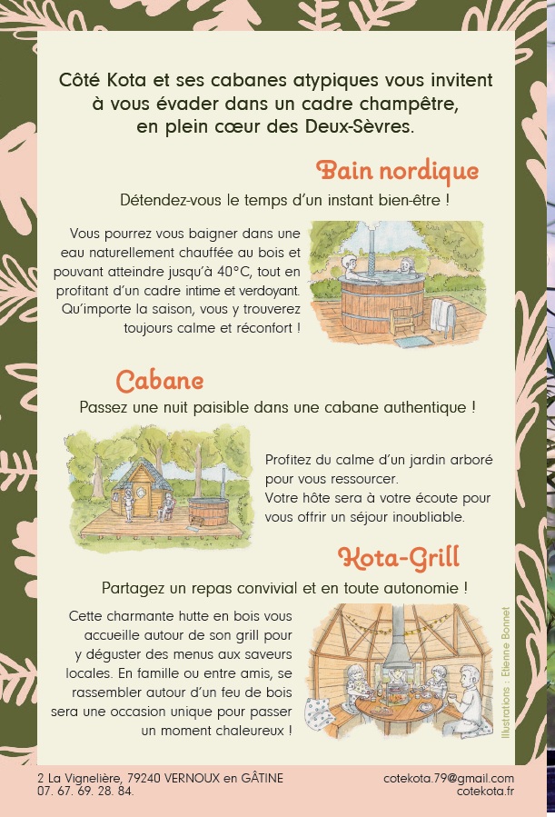 Cabane atypique Côté Kota