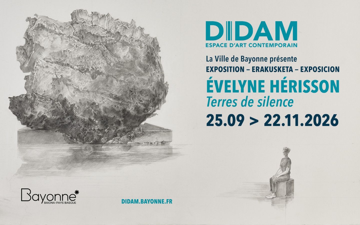 Exposition au DIDAM : Évelyne Hérisson "Terres de silence"