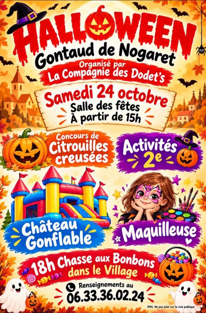 Halloween à Gontaud de Nogaret