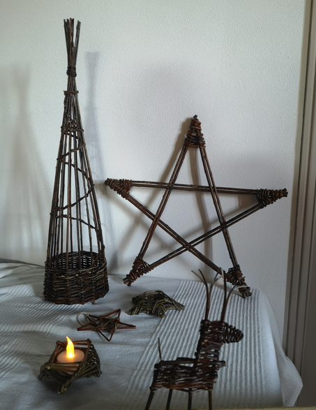 Stage de vannerie : Décorations de Noël