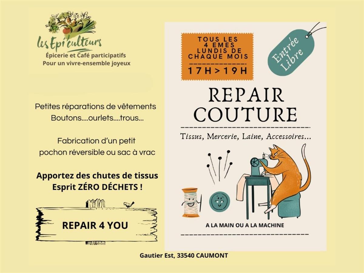 Affiche ou photo : Atelier "Repair couture"
