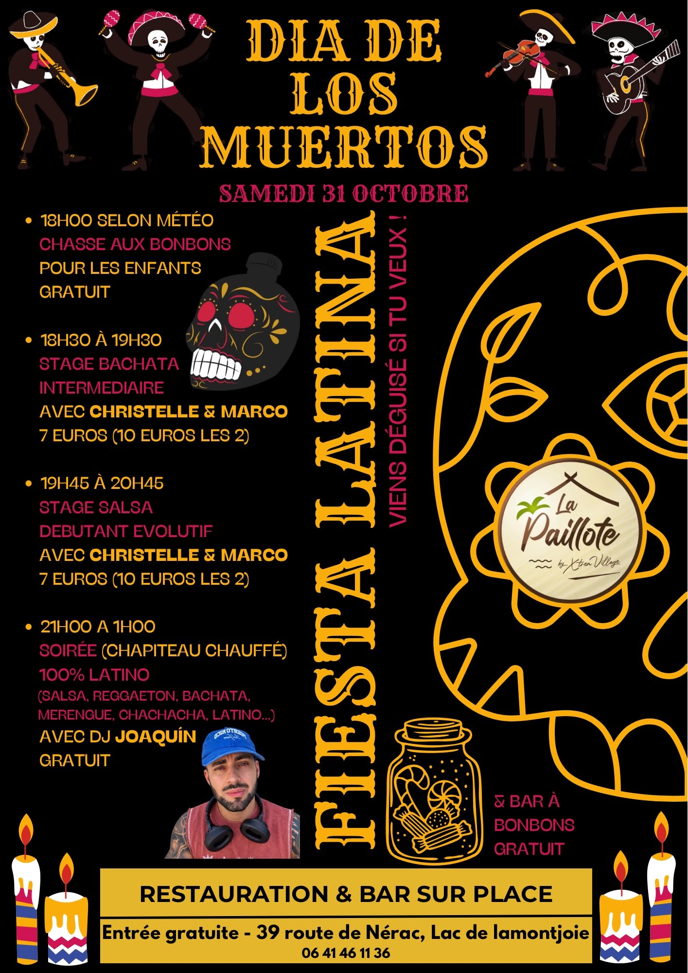 Dia de los muertos à la Paillote
