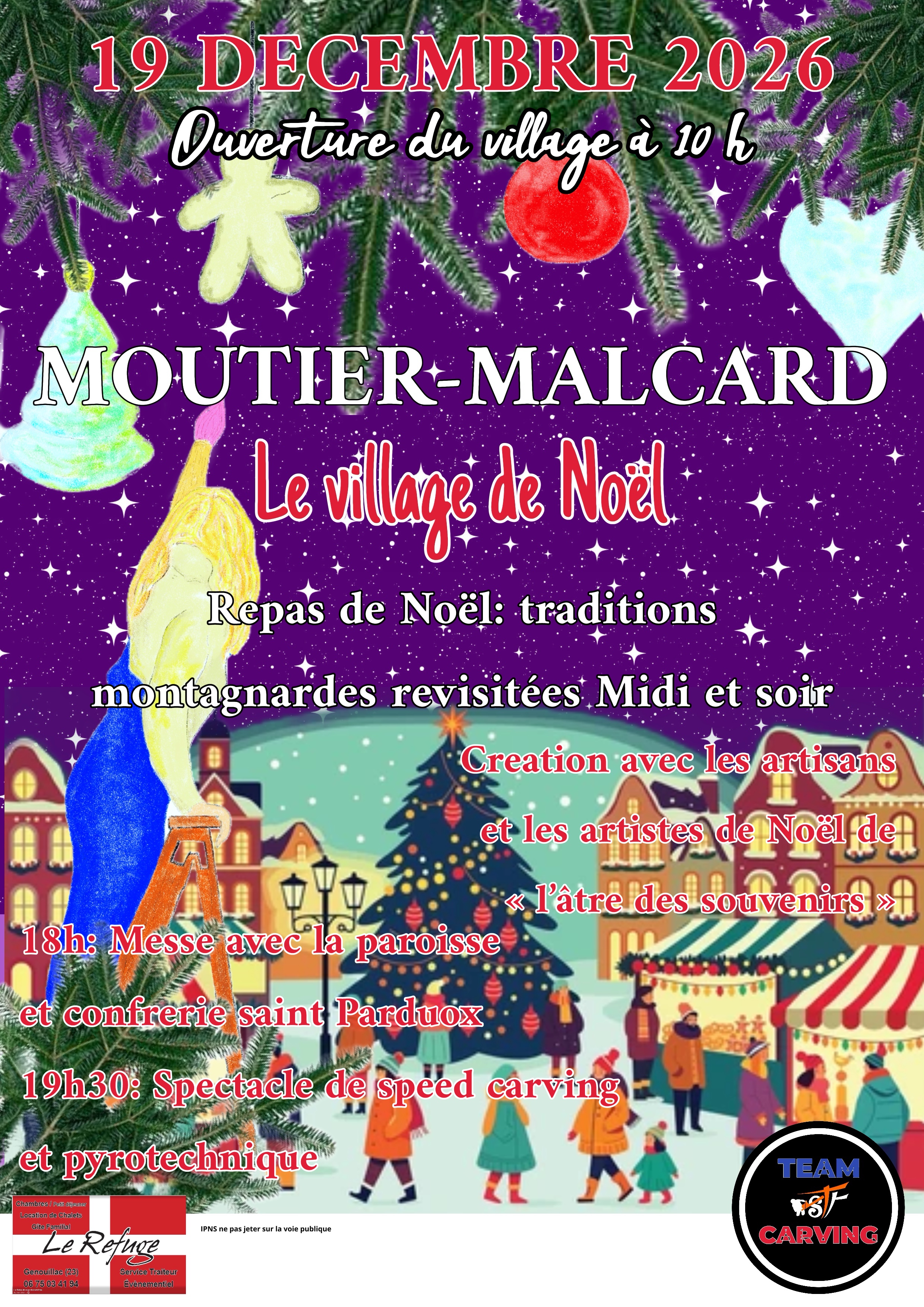 Photo de couverture - Le village de Noël