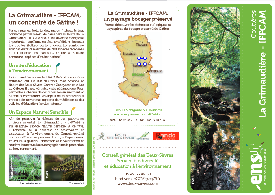 Sentier d'Interprétation de la Grimaudière - IFFCAM
