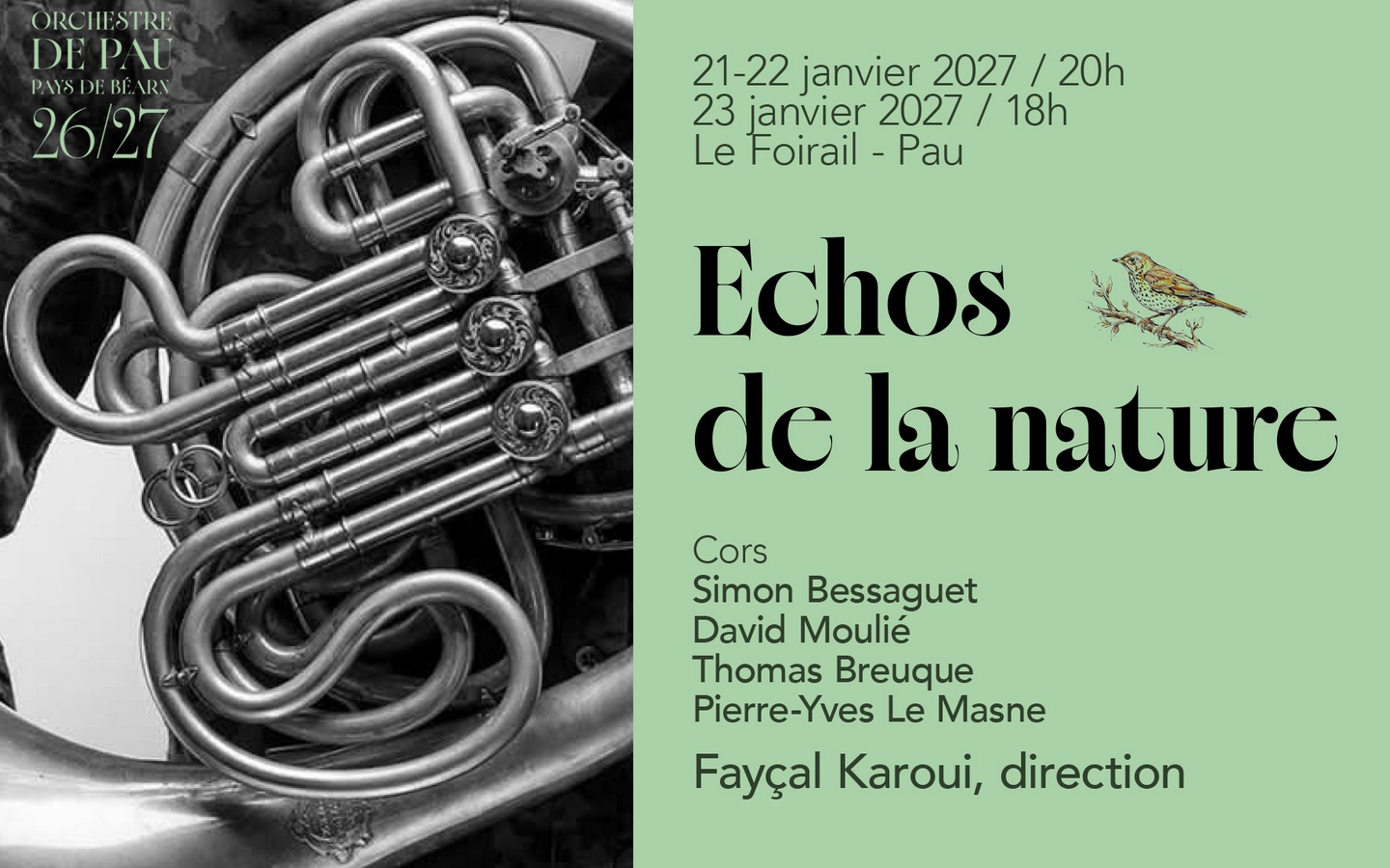OPPB - Concert Symphonique "Echos de la nature"